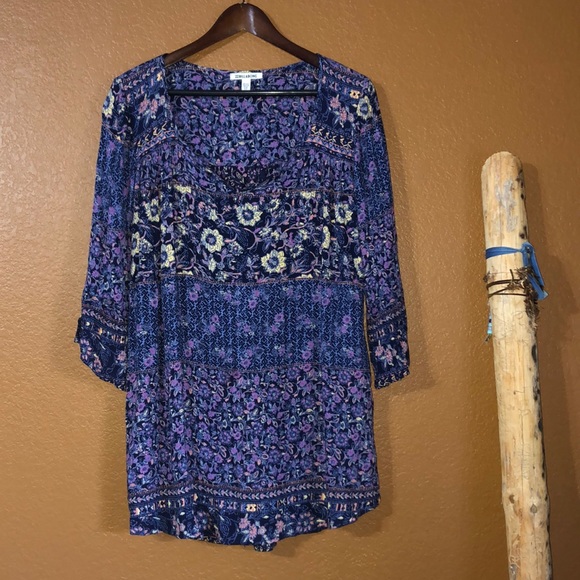 Billabong Dresses & Skirts - Billabong Boho Floral Surfer Mini Dress - Small